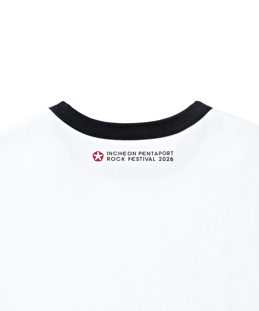 DISCUS ATHLETIC 2026 Pentaport Ringer T-Shirt White