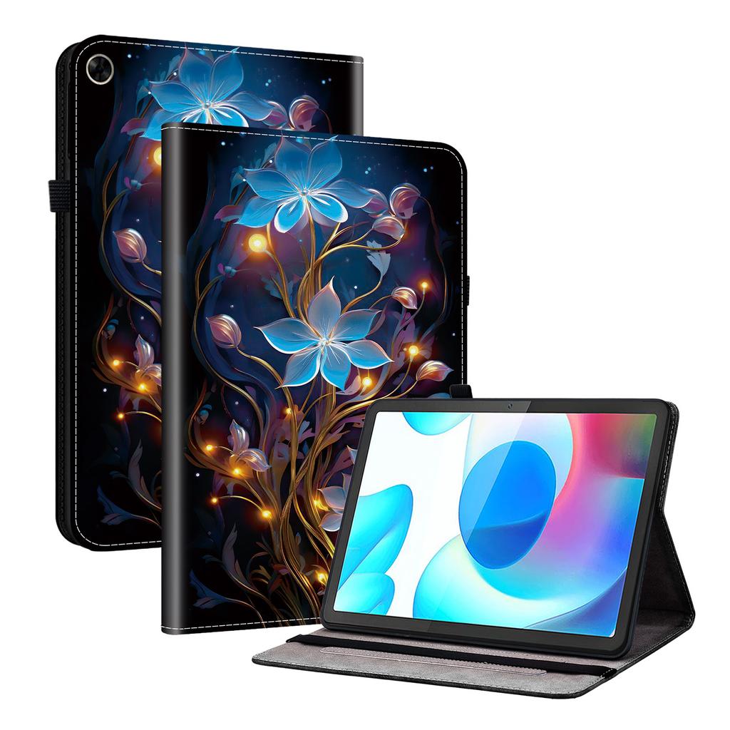 PU Leather Tablet Case for Realme Pad- 11 Styles! Durable, with 2 Stand Slots, Pencil Holder & Card Slots, Flexible TPU Back Cover