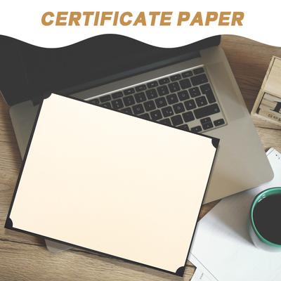 10 Stück Ehrenurkunde Papier Blanko Beschreibbar Bedruckbar Urkunde Innenpapier A4 Diplom Auszeichnungspapier für Büro Schule