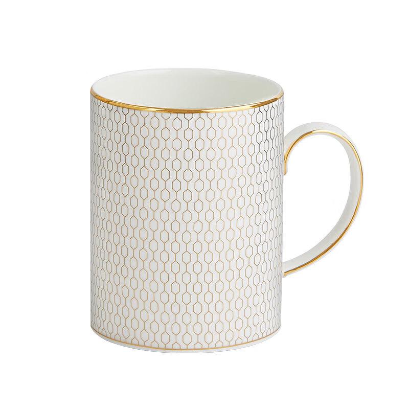 Wedgwood Gold Geometric Mug & Parker IM Pen Gift Set