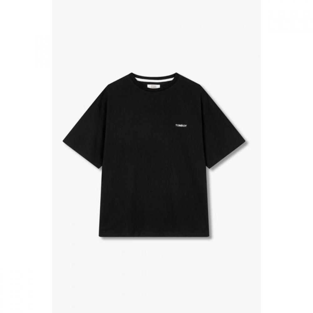 STudio Tomboy Logo Embroidery Hidden PockeT T shirT  91u5222195cT 