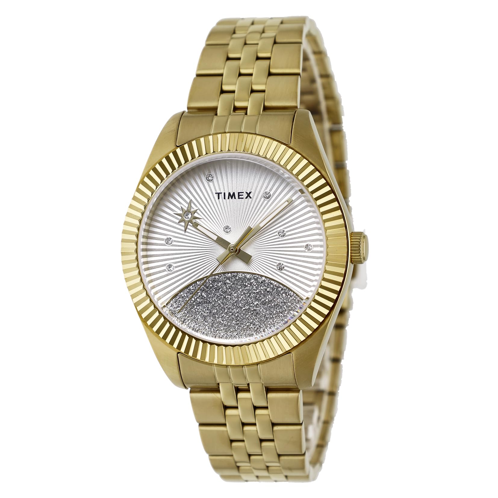 

TIMEX Weekender Watch, Women s, Quartz Movement, 5 ATM Water Resistance, Mineral Glass, White Dial, TW2Y20300 [Authentic]