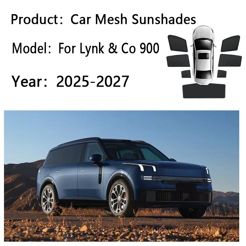 Sun Shades For Lynk & Co 900 L946 2025-2027 Sunshades Windshield Heat Insulation Curtains Privacy Windows Visors Car Accessories