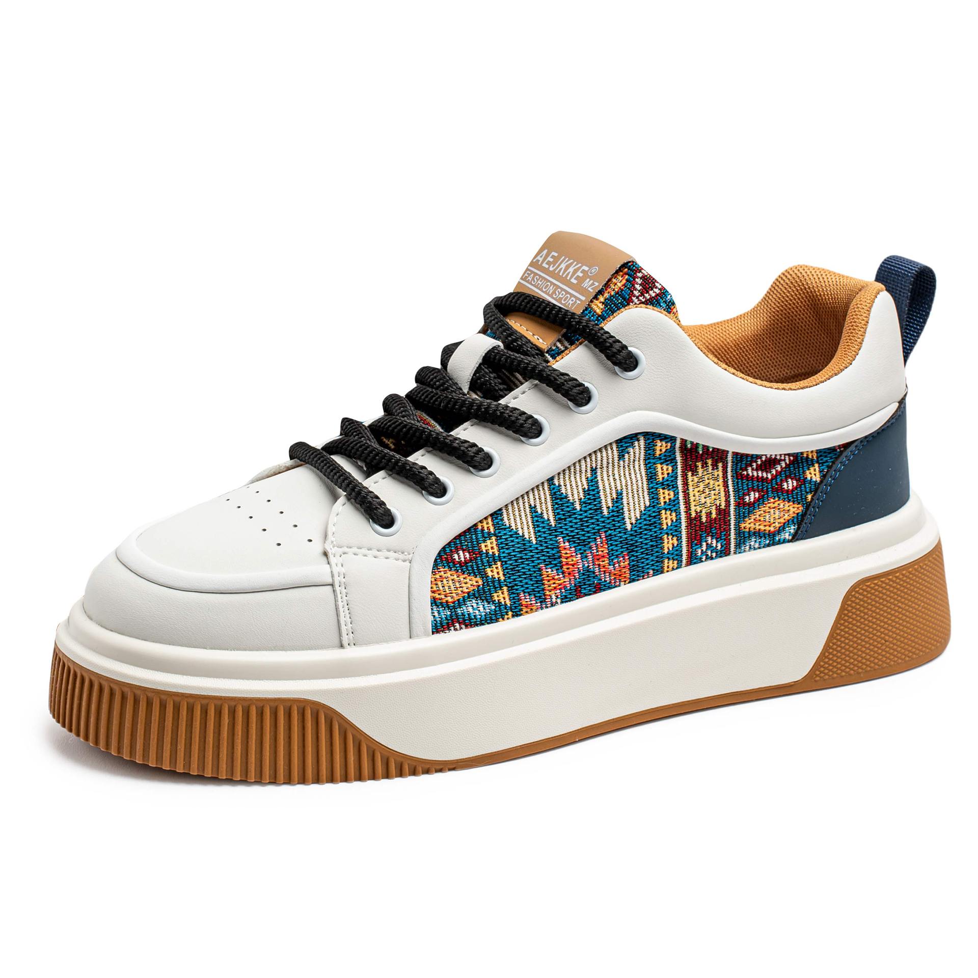 

Туфли на толстой подошве, мужская обувь, весна-лето, новый повседневный ретро-тренд, персонализированные контрастные цвета, мужская молодежная спортивная обувь 39