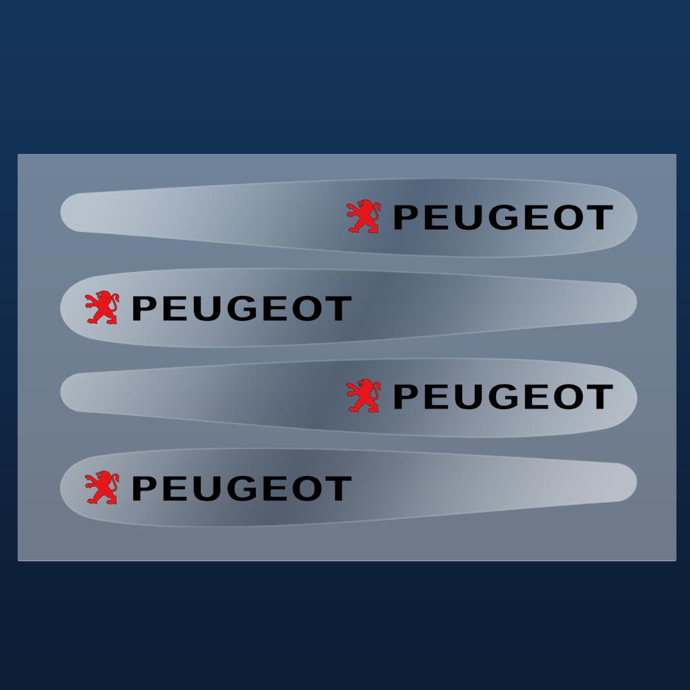 2026 Heißer Autoaufkleber 4/8 Stück Autotürgriff Handgelenk Transparente Schutzfolie Kratzfester Aufkleber für Peugeot 207 3008 206 208