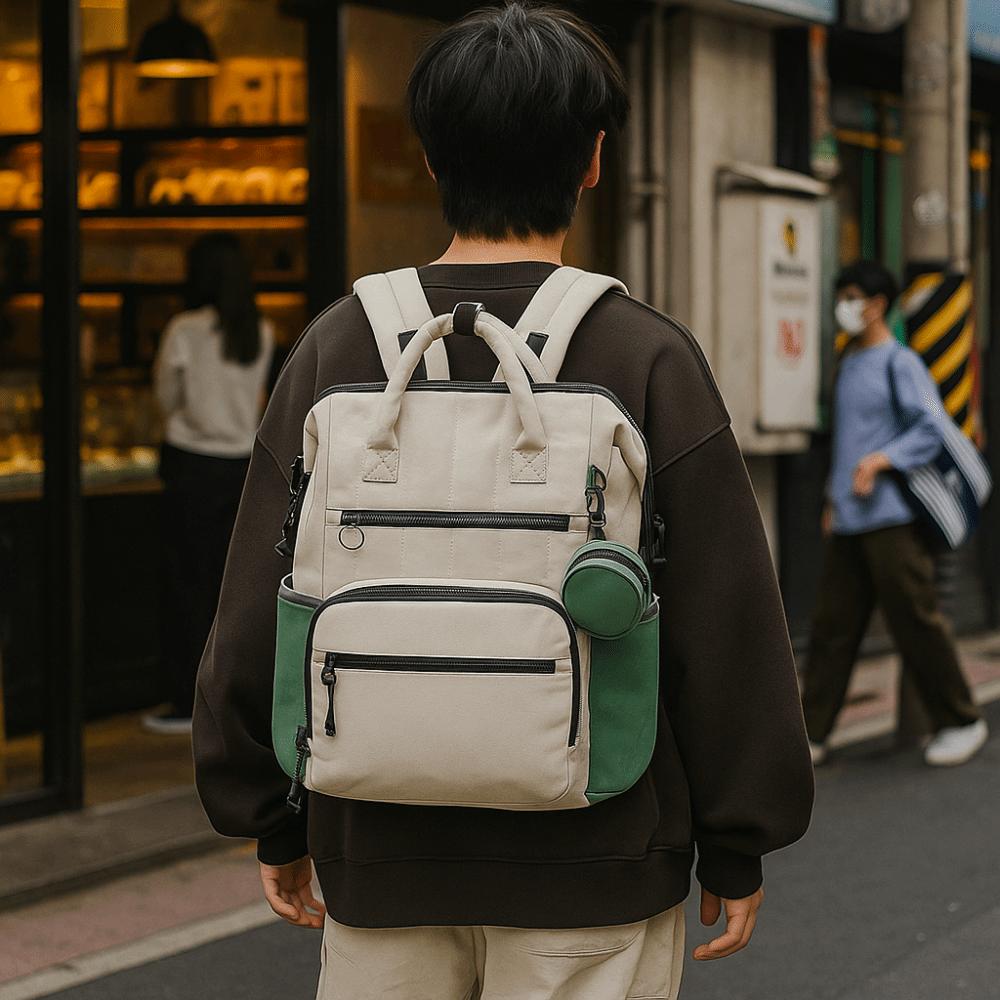 Fashion Multi Functional Backpack Polyester Diaper Bag Durable Shoulders Backpack Child Care