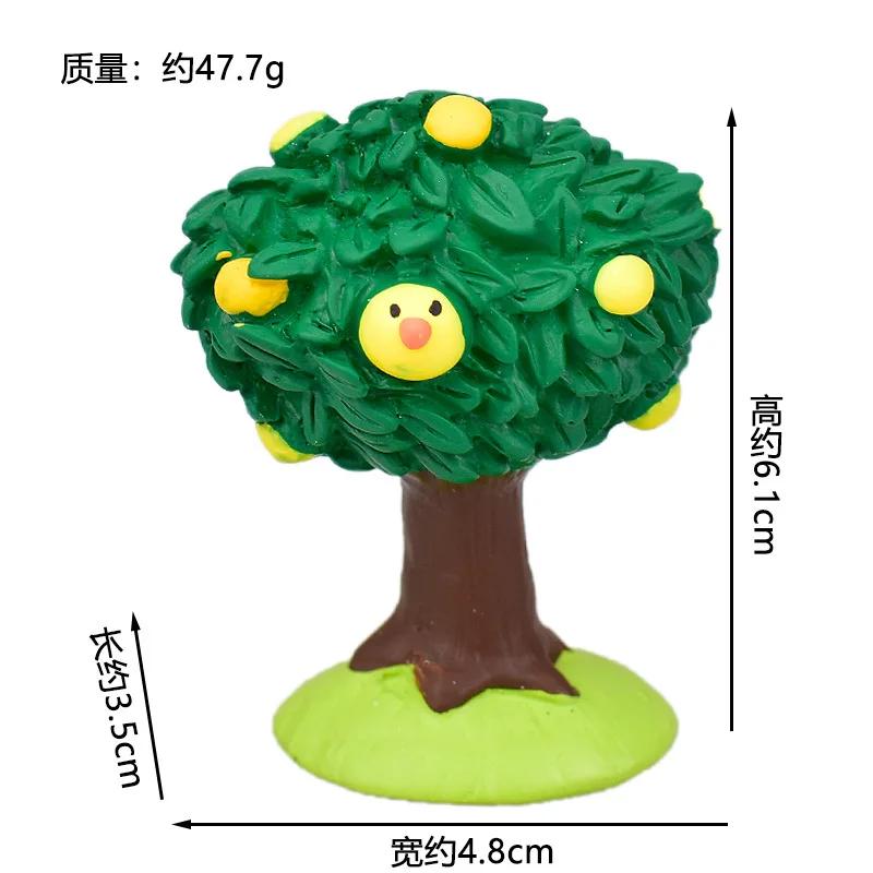 Japanese Groceries Zakka Lucky Tangerine Series Fishbowl Decoration Bath Ornaments Resin Craft Toys Collectible Gifts