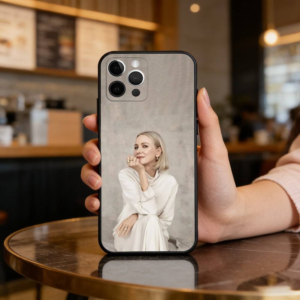 N-Naomi GOOD W-Watts Phone Case For iPhone 17,16,15,14,13,12,11 Plus,Pro Max,Soft Silicone Black Cover