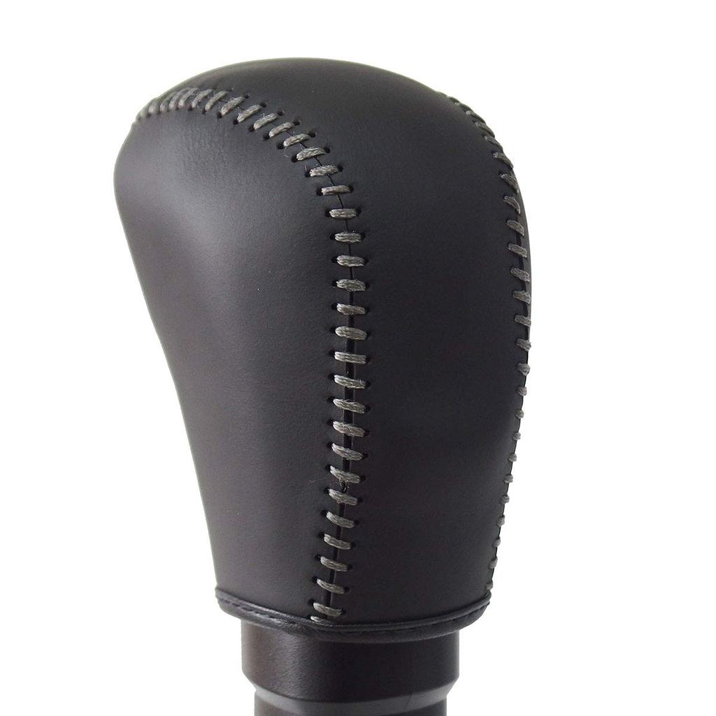 Tricolore Exchange DIY Shift Knob Leather Wrap Kit for Jimny Jimny Sierra and Swift Black Leather and Black Leather and Gray Stitching (JB64), (JB74),