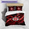 FC St. Pauli Football Printed 3 Pieces Bedding Set, Comfortable Skin Friendly Bedroom Duvet Cover Set