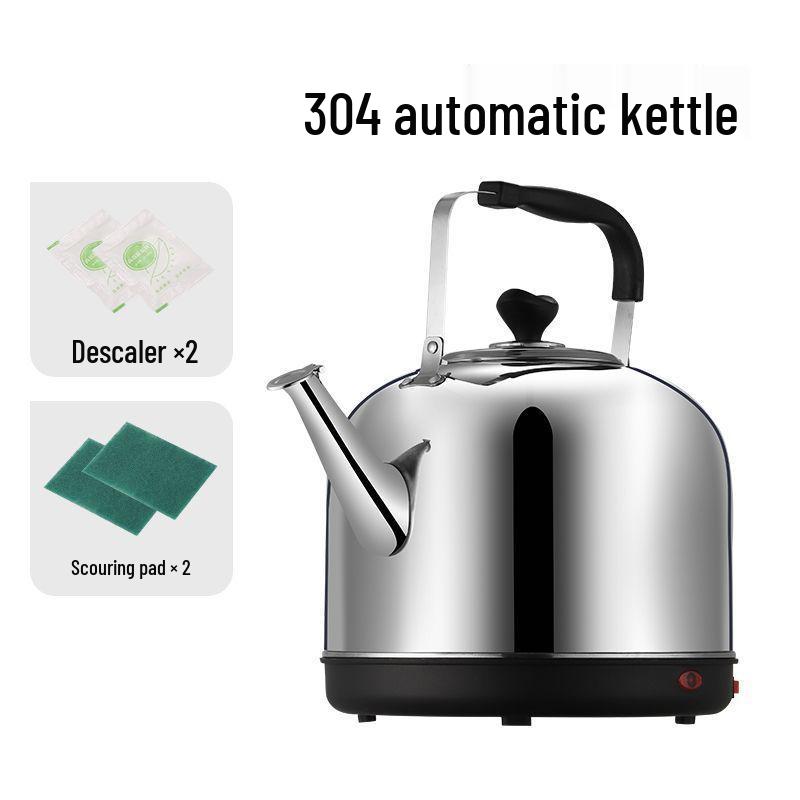 

316 Stainless Steel Electric Kettle - Auto Power-Off, Keep Warm, Large Capacity, Whistling, Perfect for Boiling Water and Brewing Tea.