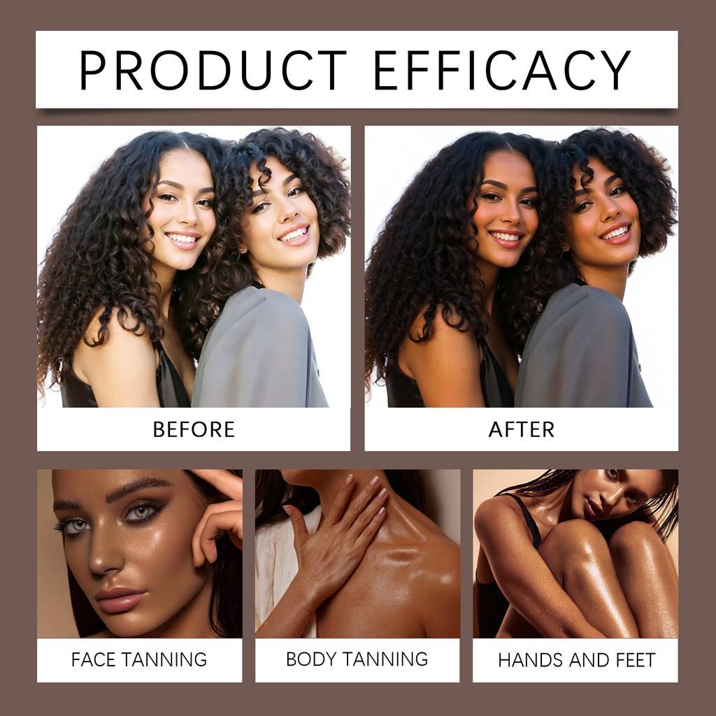 Carrot Enriched Sun Tanning Spray: This Sun Tanning Accelerator Contains Mild Ingredients And Is Water-resistant, Smooth And Moisturizing.