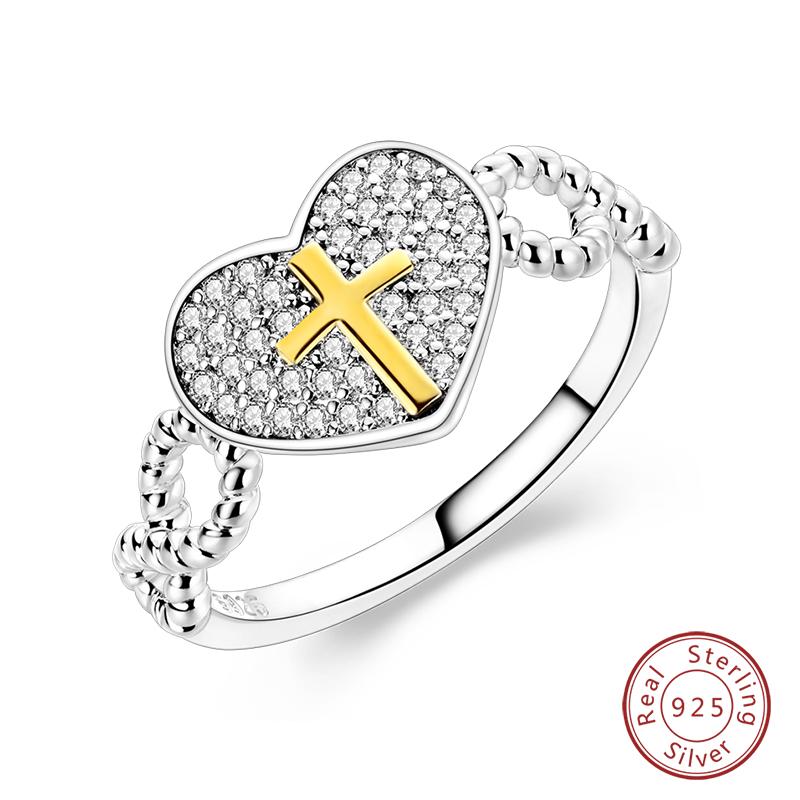 925 Silver Heart Shaped Infinite Minimalist Rings Hollow Celtic Knot Rings For Women Elegant Engagement Wedding Jewelry