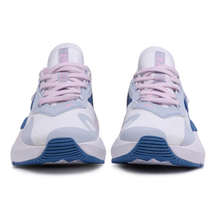 New LiNing Beyond Anti-Slip Wear-Resistant Breathable Lightweight Low-Top Sports Casual Shoes White Blue AGLQ028-5