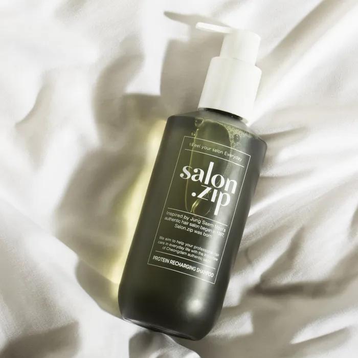 Salon House Protein-Aufladendes Shampoo (Shampoo-Bürste + Nachfüll-Shampoo 50g enthalten)