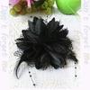 Feathers Flower Hair Accessories Wedding Party Floral Mesh Veil Headband Hairpin