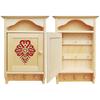 Wooden KEY CABINET HANGER Box Organizer Natural Eco