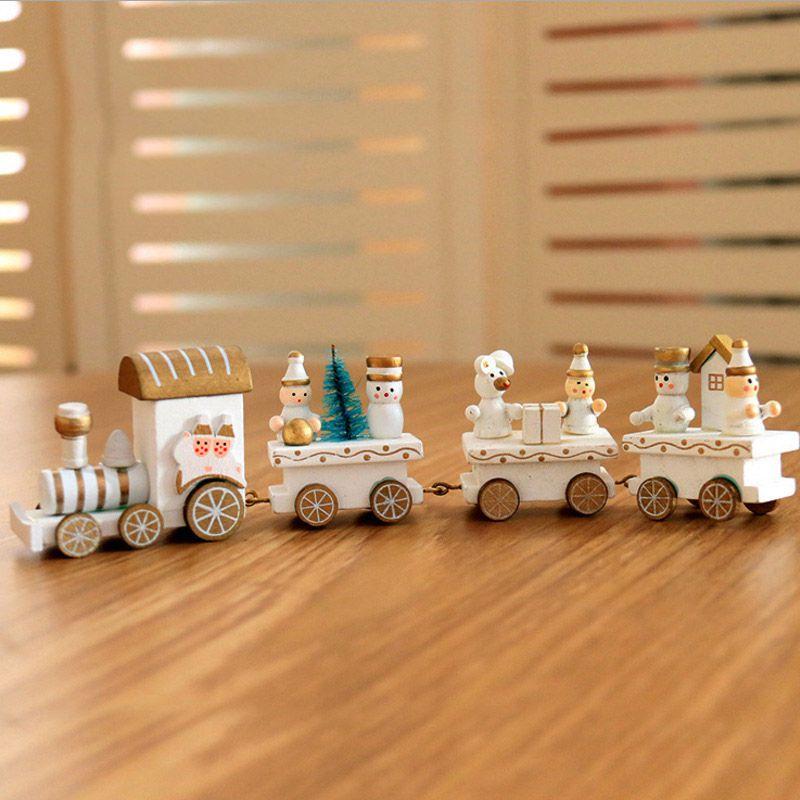 Enchanting Xmas Wooden Train Ornament For Kids Christmas Tree Decoration Delight