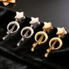 Star And Crescent Moon Earrings Women Retro Dangle Drop Earrings Long Chain Tassel Earrings for Daily Wear Dates Street Party