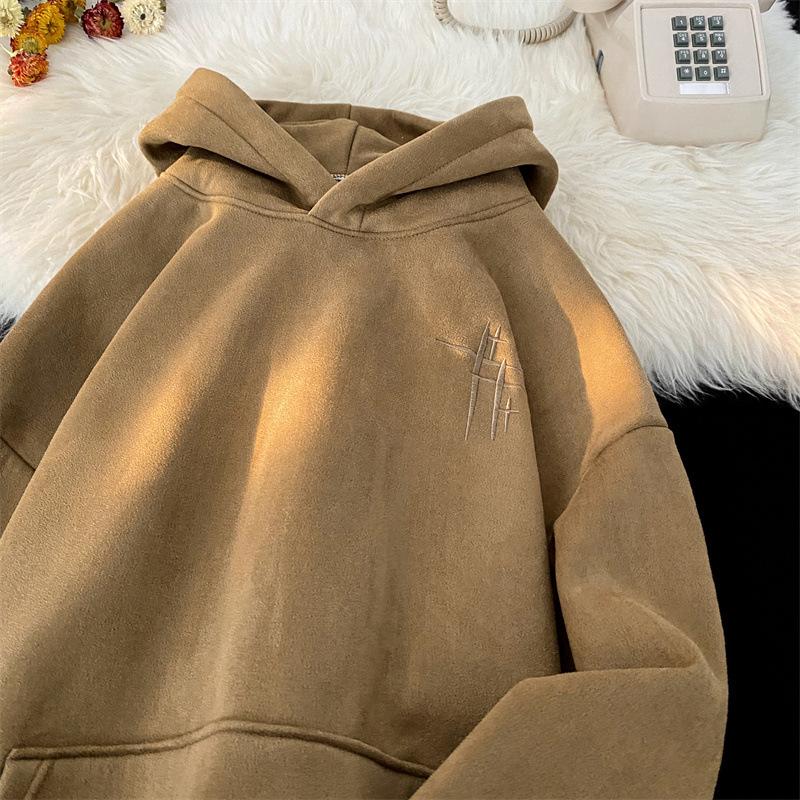 Women's Blockbuster Sweatshirt Spring and Autumn Vintage Hooded Jacket Trendy Brand Print Top