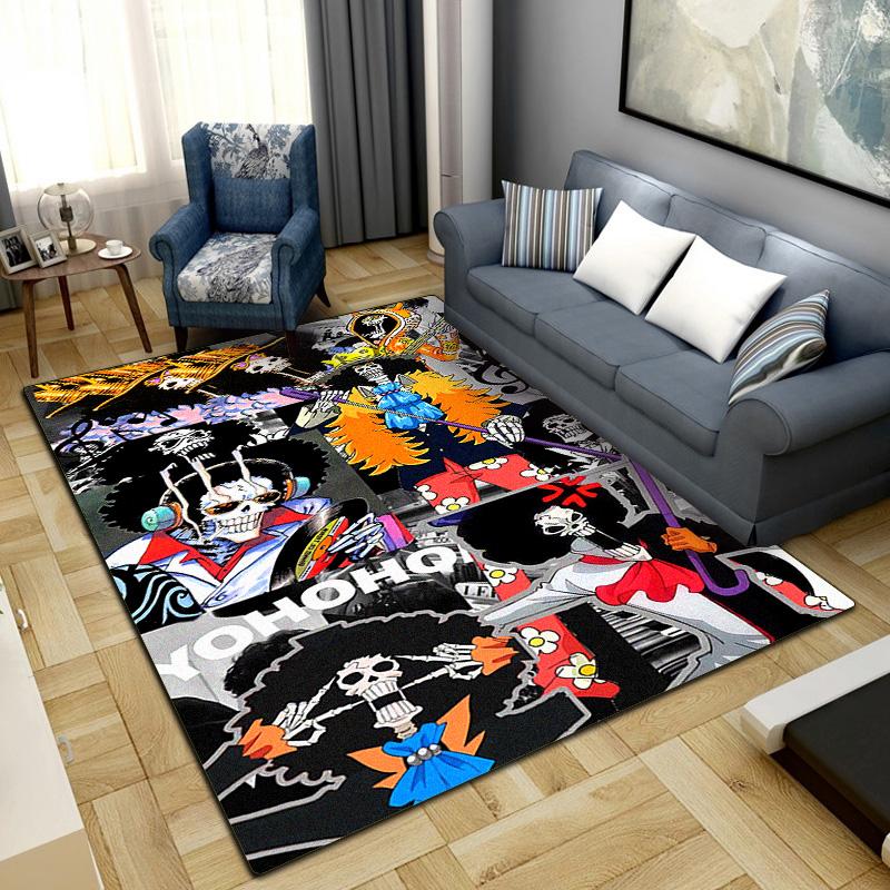 Anime Pirate Adventure Print Rug Living Room Home Fashion Decoration Office Desk Chair Carpet LXR177