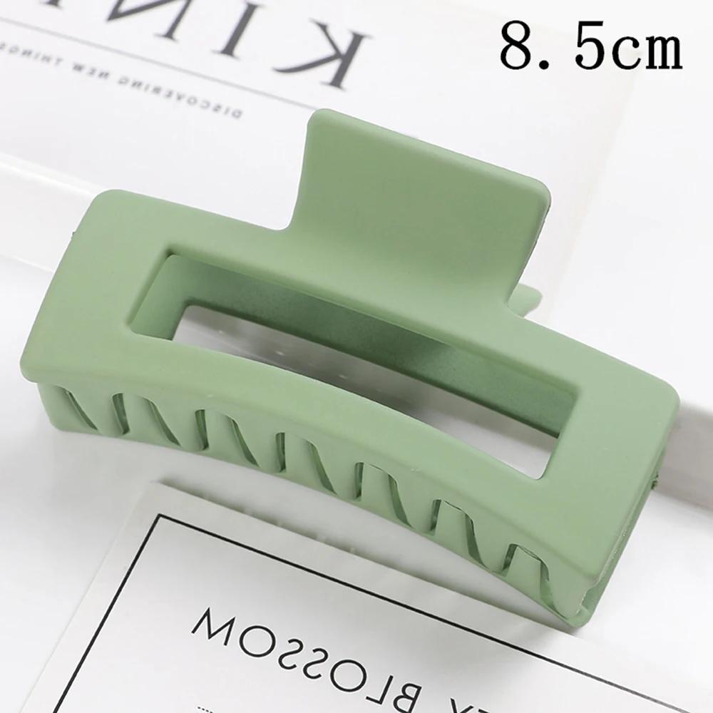 Korean Women Girls Plastic Hair Claws  Clips Headwear Large Size Pin Crab Barrette Fashion Ornament  Accessories