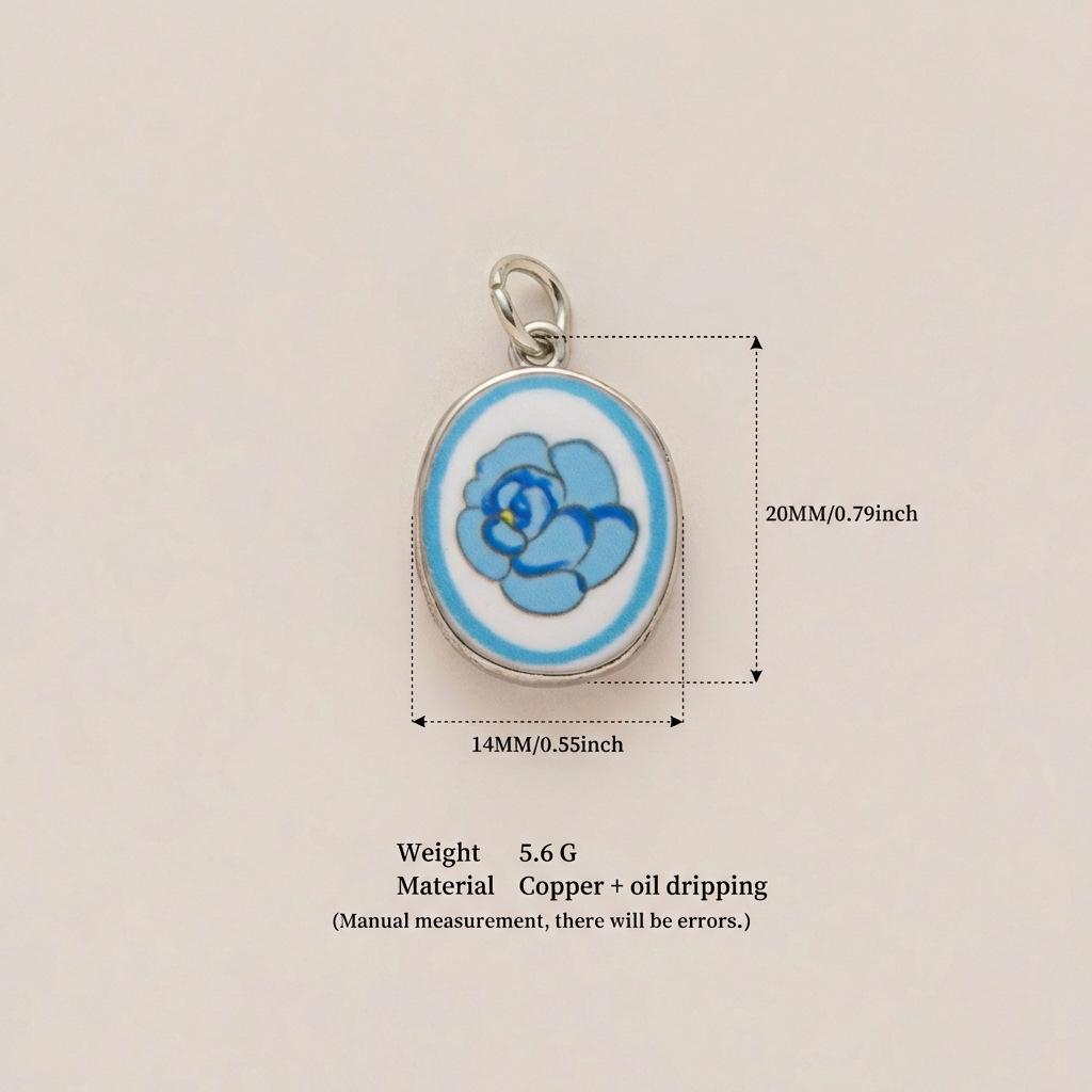 2025 Autumn Totoro Bow Knot Fireman Pendant Necklace