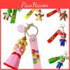 Princess Peach Keychain Super Mario Bros Nintendo Pendant Bag Charm