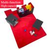 Card Storage Box with Dice Tray 4 In 1 Card Deck Case Holds 270+ Cards Organizer Magic Commander for TCG CCG Sports Game Cards