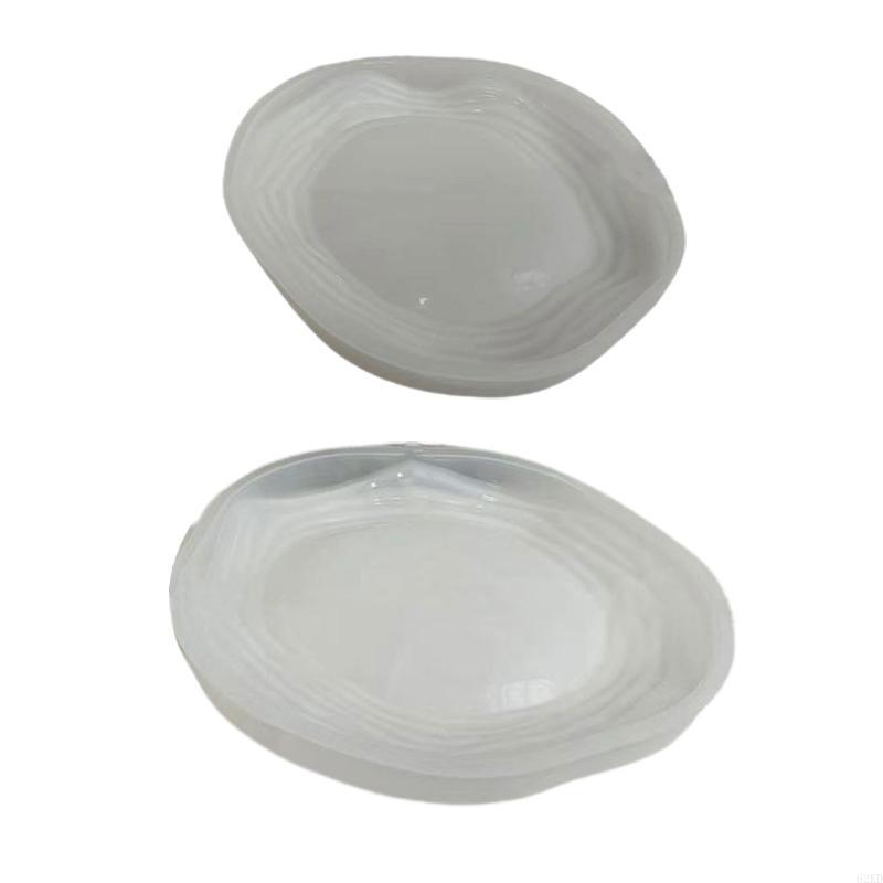 62KD Irregular Tray Silicone Mold DIY Handmade Plaster Epoxy Resin Mould Concrete Jewelry Storage Plate Casting Supplies