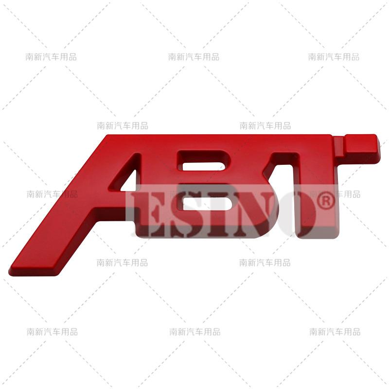 Car Styling Adhesive Badge Decal Metal Zinc Alloy Emblem Car Fender Trunk Body Tailgate Badge for For ABT Sports