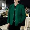INCERUN Plus Size Men Collarless Long Sleeve Buttons Down Casual Loose Oversized Shirts