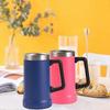 700ML Beer Stein Double Wall Stainless Thermal Steel Coffee Mug Insulation Tumbler for HotZZ50
