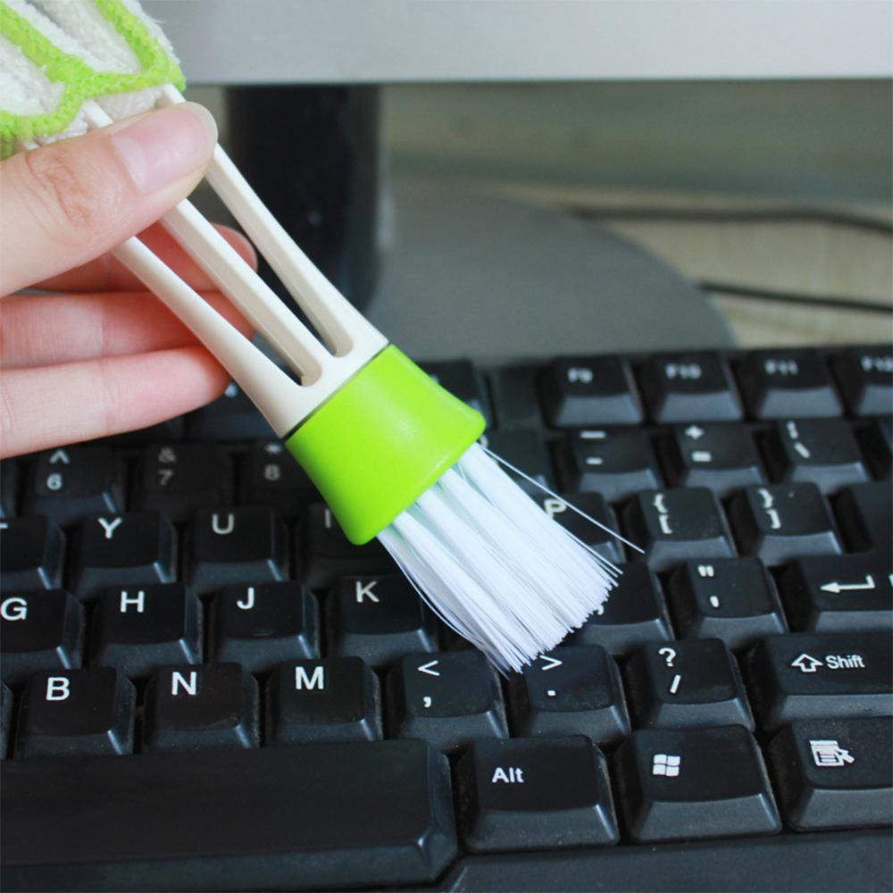   Outlet Cleaning Brush Automotive   Conditioner Brush Double-ended Cleaning Tool Soft Brush Sweeper for Cleaning   Outlet Shutter   Condition