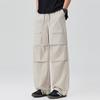 New breathable paratrooper pants American skin-friendly soft versatile wide loose labeling summer casual trousers men