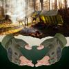 Tactical Protective Gloves, Padded, Knuckle Protection, Fingerless