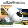 iCSee Solar-Powered Wireless 4MP HD Home Camera with Low Power Consumption