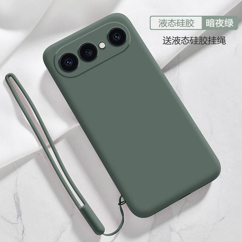 

Liquid Silicone Phone Case for VIVO X300 FE Matte Shell for VIVO X300FE X 300 FE Shockproof Bumper Strap Armor Back Cover For VIVO X300 FE