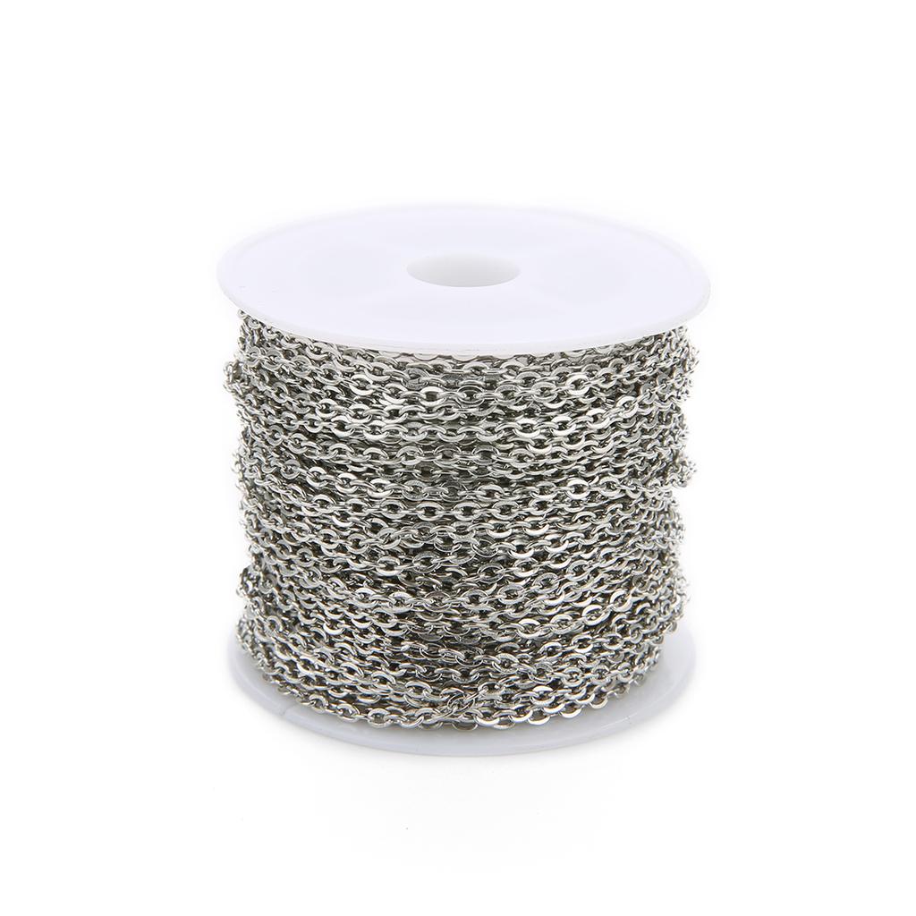 10Yards 2x3/3x4mm Iron Chains Metal Bulk Link Chains For Jewelry Making DIY Handmade Bracelets Necklace Materials Accessories