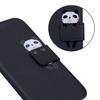 For iPhone 13 6.1 Inch Cartoon Animal Pattern Cell Phone Cases with Strap PU Leather+TPU Cover