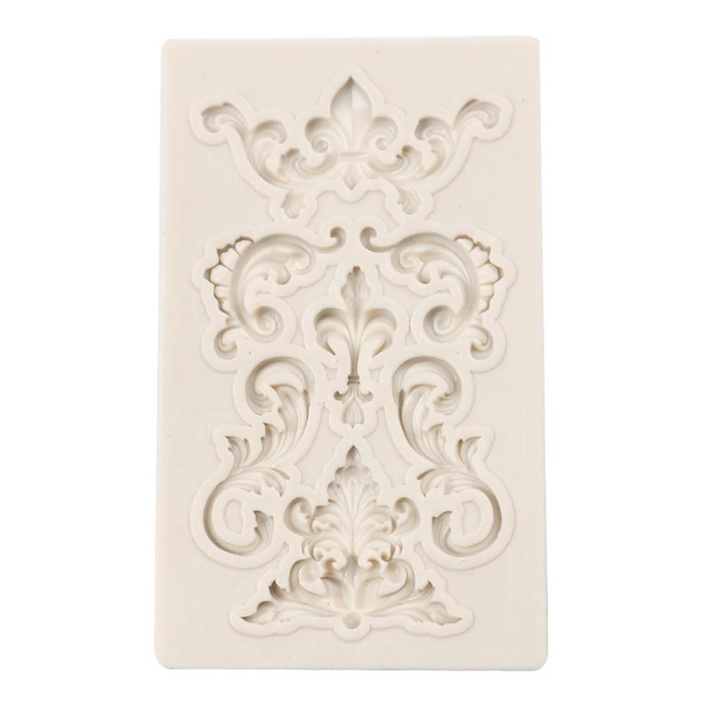 Spitze Blumenrand Form Vintage Fondantform Silikon Kuchen Dekorationsform