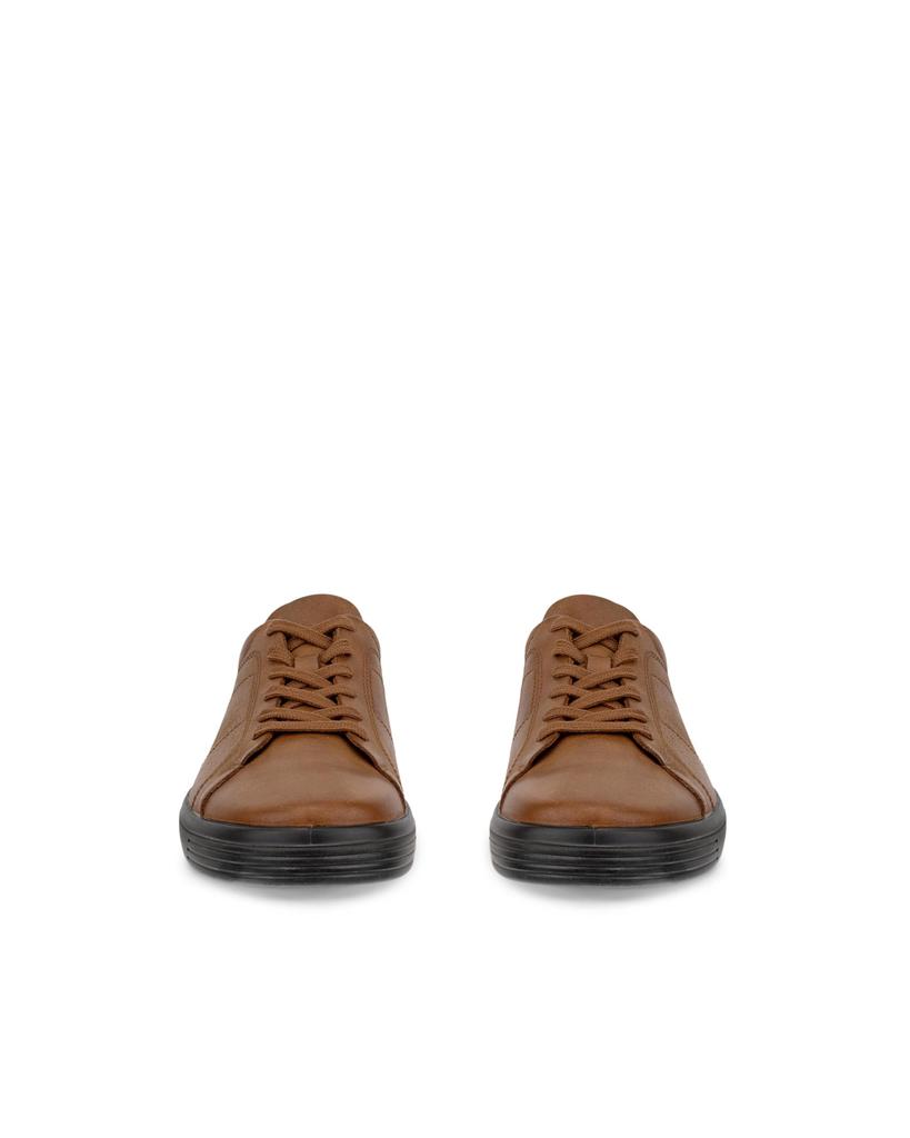 ECCO Classic Sneakers, Genuine Leather, Men's Casual Sneakers, 53734402034, CAMEL, Size 25.5 Cm, 3E