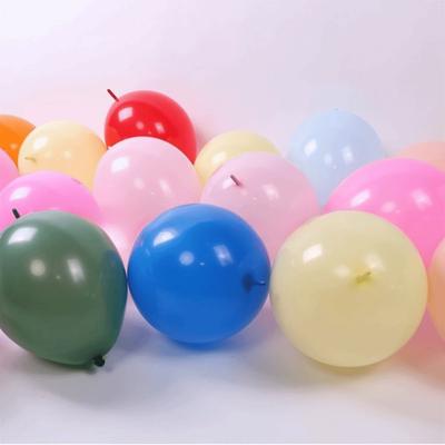 50Pcs Gift Latex Link Balloons Quick Linking 20cm Latex Balloons Quick Linkable Balloon Wedding Decorations