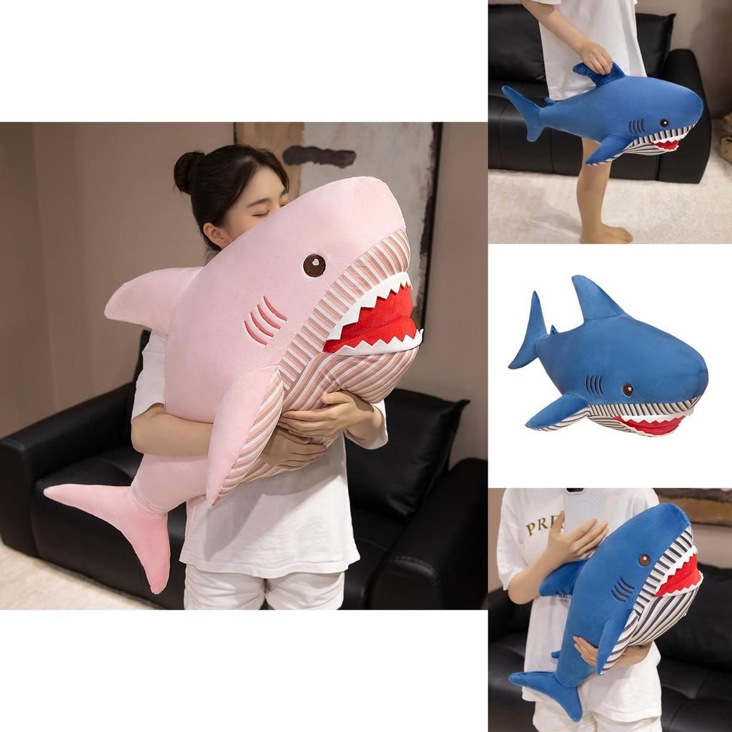 Cartoon Shark Plush Toy For Relaxing Bedside Comfort