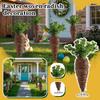 Cute Easter Woven Rattan Carrot Decorative Home And Desktop Ornament.