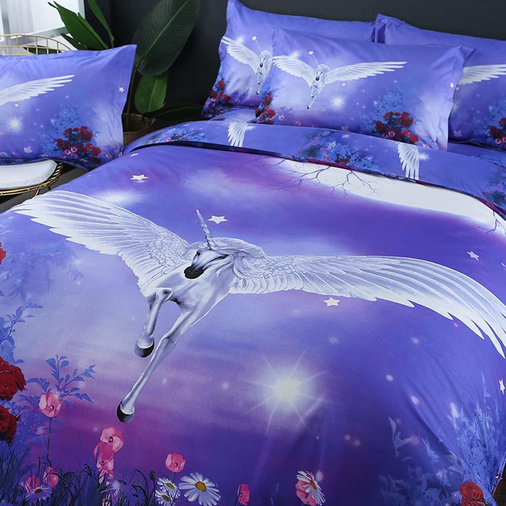 unicorn double bedding