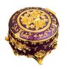 Elegant Enamel Jewelry Storage Decorative Vintage Metal Accessories Box Desktop Organiser For Rings Bracelets Chain
