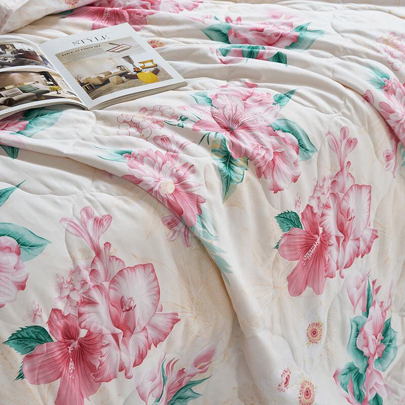 Fuanna Washed Anti-Bacterial Seven-Hole Summer Quilt