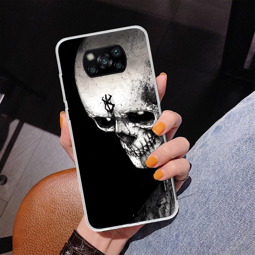 Satanic Goat Satan Devil Phone Case For Xiaomi Poco X7 X6 X5 Pro F7 Ultra Redmi 15C 15 13C 13 12C 12 10 10A 10C 9 9A 9C 9T Cover