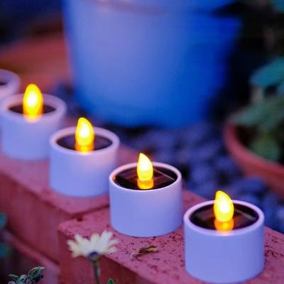 1Pcs Solar Light Led Candles Flameless Outdoor Waterproof Solar Lights Candles Lamp For Party Garden Home Decor